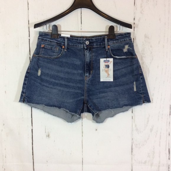 Denizen from Levi's Shorts Denizen Levis Womens High Rise Shorts